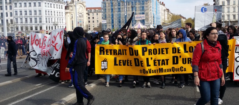 67 interpellations depuis le début du mouvement contre la loi travail à Lyon