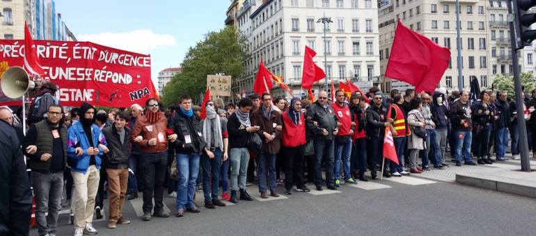A Lyon, une 7ème manif contre la loi travail : grosses tensions et mobilisation en retrait