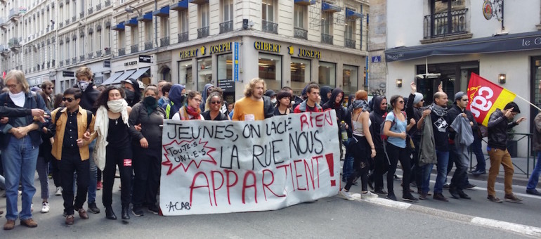 A Lyon, 8ème manif contre la loi travail : petite mobilisation pour débuter la semaine