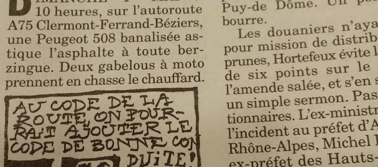 Contrôlé à 170 km/h sur une route d’Auvergne, Brice Hortefeux se plaint