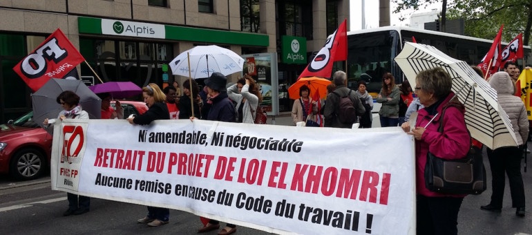 A Lyon, 9ème manif contre la loi travail : Une mobilisation en baisse qui finit dans la nasse de Bellecour