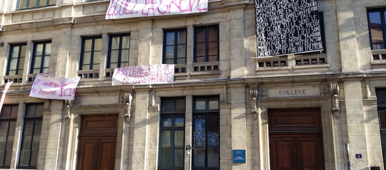 Loi Travail : 12 heures d’occupation de l’ancien collège Truffaut