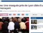 Un tag islamophobe sur la mosquée de Bron