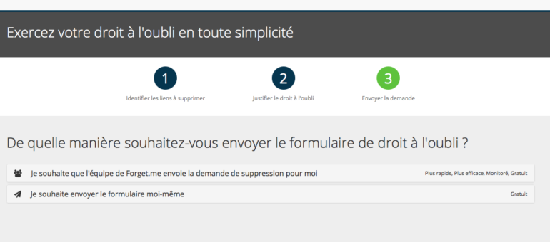 Avec Forget.me, une start-up lyonnaise se positionne sur le droit à l’oubli