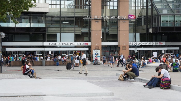 La gare Part Dieu à Lyon. © Romain Chevalier/Rue89Lyon