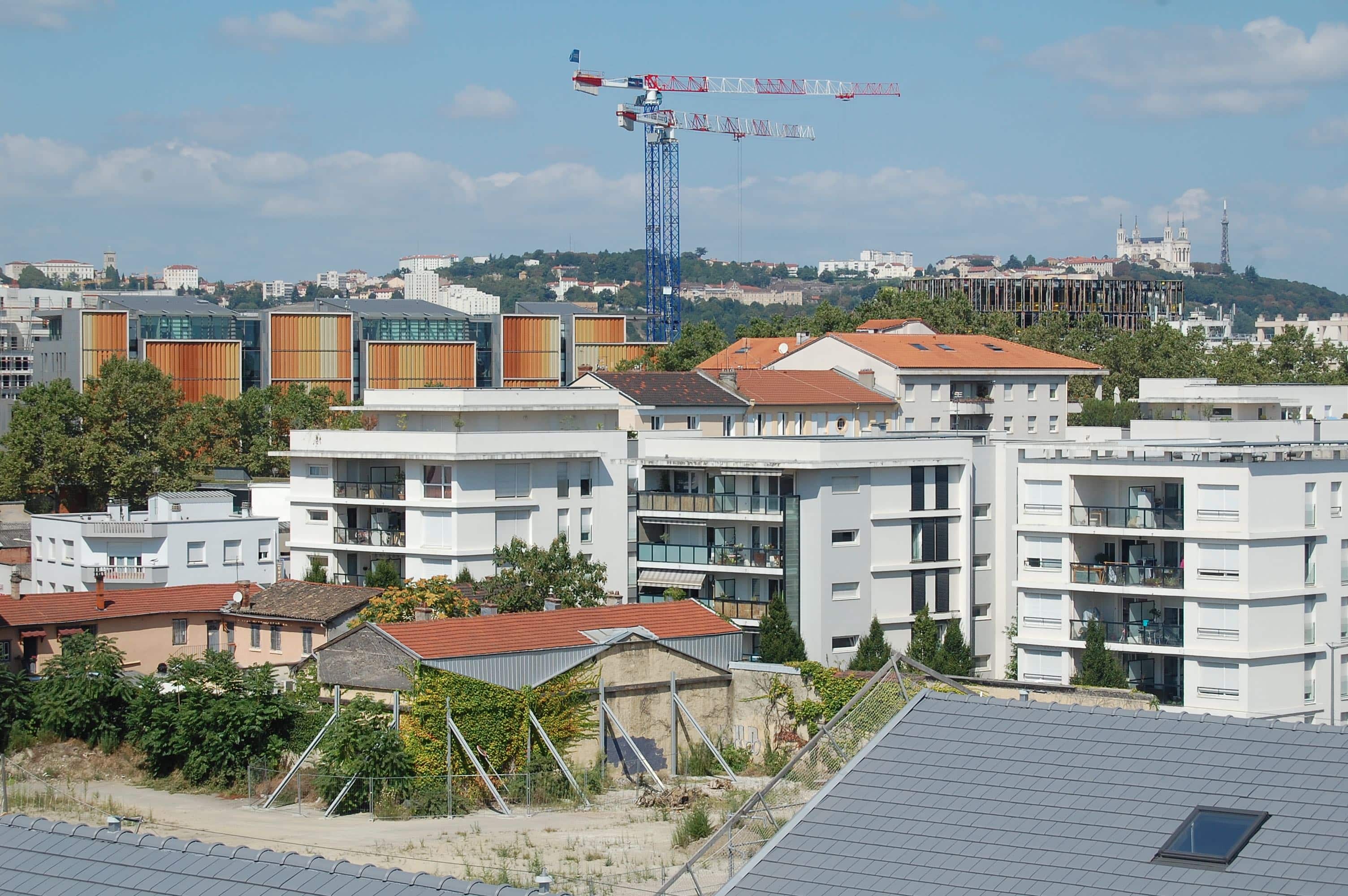 Vue du quartier de Gerland. © BE/Rue89Lyon