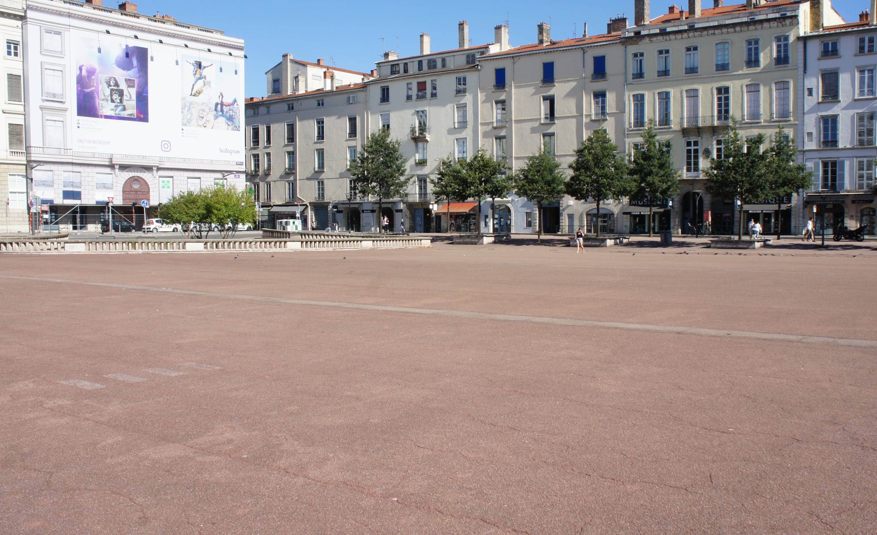 La place Bellecour en août 2016 © RC/Rue89Lyon