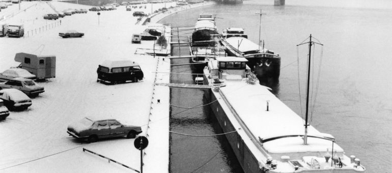 Lyon sous la neige ou un air de fin du monde