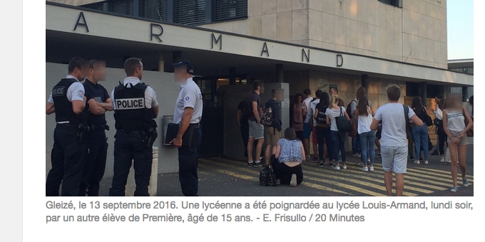Lycéenne poignardée à Villefranche : « C’est même pas de la connerie, c’est de la folie »