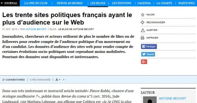 La fachosphère gagne la bataille de l’audience sur le net
