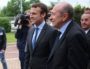 Emmanuel Macron et Gérard Collomb lors ds Jeco 2016. Photo compte Twitter de Gérard Collomb.