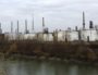 La raffinerie Total à Feyzin, au sud de Lyon. ©LB/Rue89Lyon