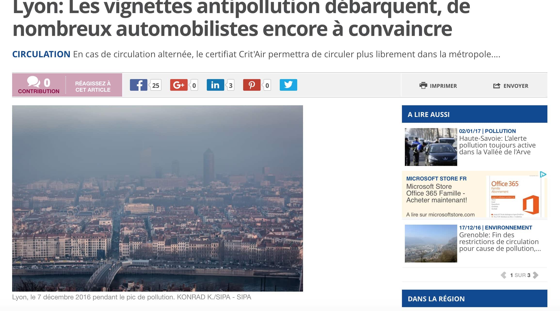 Arrivée des vignettes antipollution : les Lyonnais les adopteront-ils ?