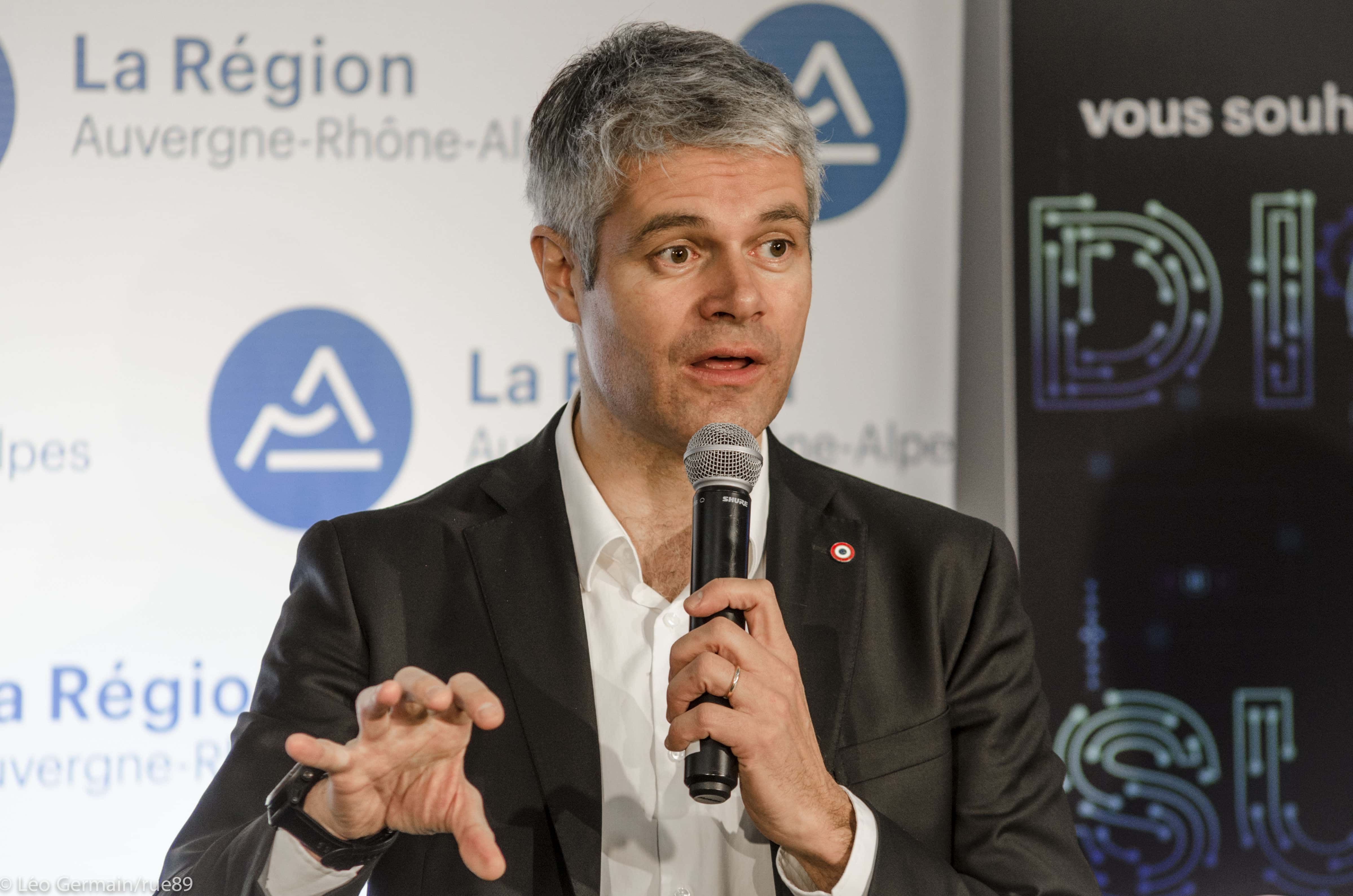 Laurent Wauquiez au Digital Summit le 30 janvier 2017 à Lyon.