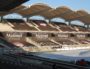 Pour les rencontres du LOU Rugby les virages sont fermés pour réduire la capacité du Matmut Stadium. Photo BE/Rue89Lyon