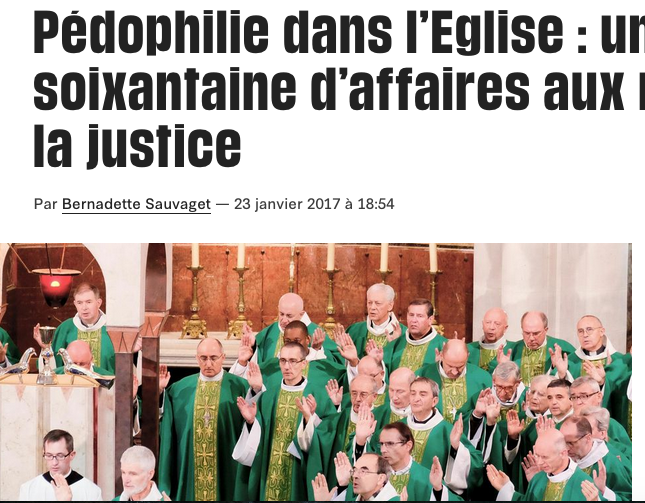 Pédophilie dans l’Église : la justice se penche sur une soixantaine d’affaires