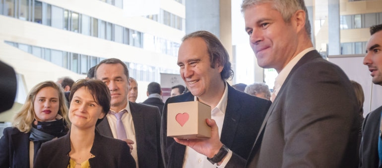 Avec Xavier Niel, Laurent Wauquiez se paye une caution numérique