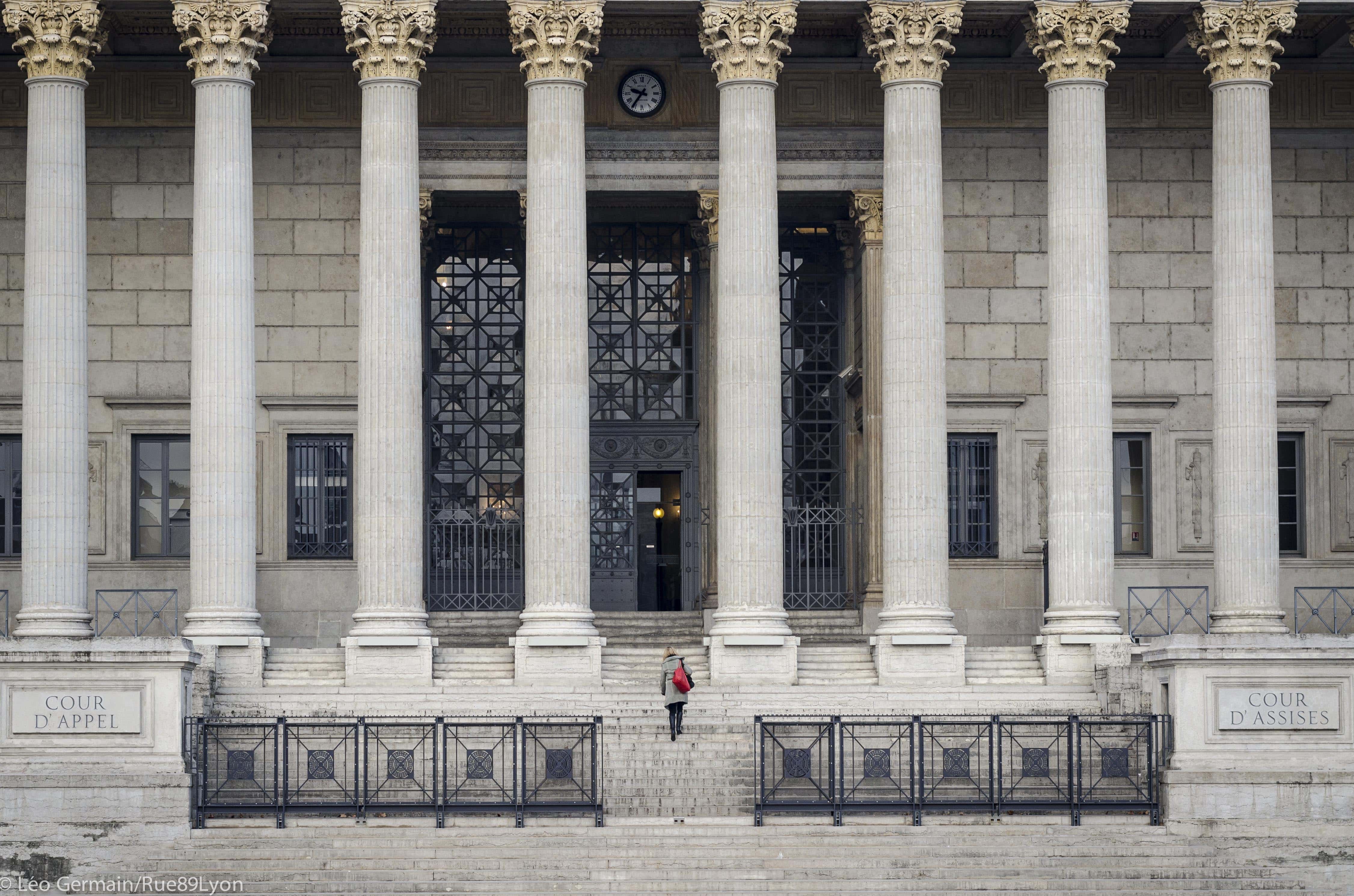 Palais de justice de Lyon en Janvier 2017. Là où se tient la cour d'appel. ©Léo Germain/Rue89Lyon