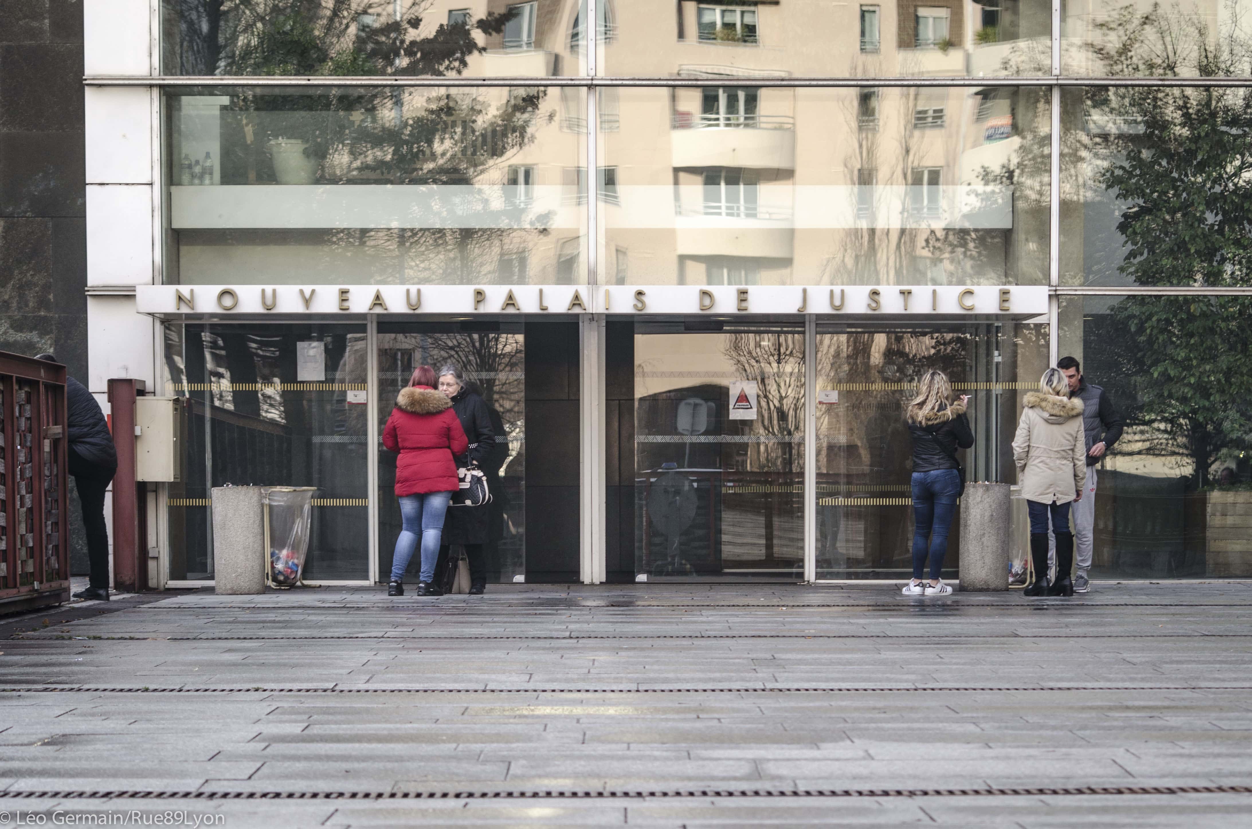 Nouveau palais de justice. Février 2017. Lyon ©Léo Germain/Rue89Lyon