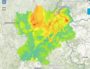 Prévision de pollution pour le 15 février. Capture d'écran ATMO Auvergne-Rhône-Alpes