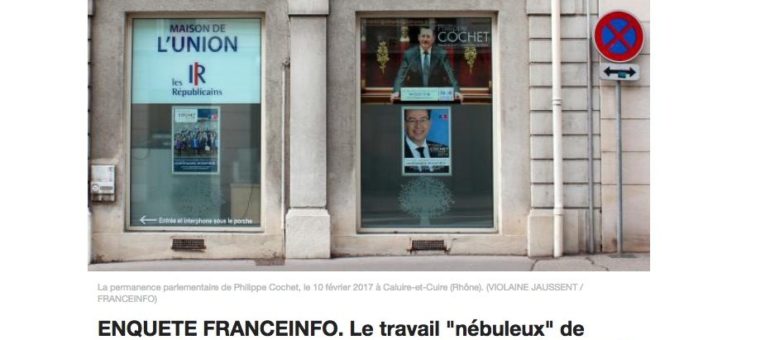 La femme du député (LR) Philippe Cochet bénéficie-t-elle d’un emploi fictif ?