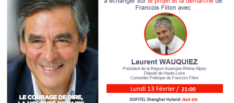 En Chine aux frais de la Région, Laurent Wauquiez récupère des dons pour Fillon