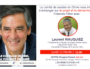 Carton d'invitation pour la soirée de lever de fonds pour la campagne de François Fillon à Shangaï avec Laurent Wauquiez. DR