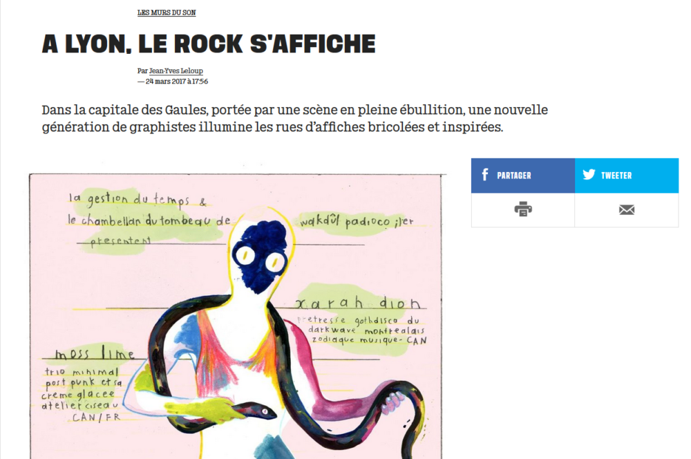 Libé plonge dans les affiches de la scène musicale alternative de Lyon