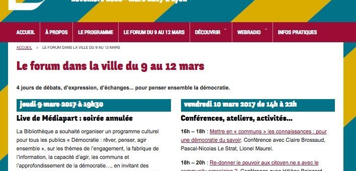 Pourquoi la Ville de Lyon a empêché la tenue d’un débat de Mediapart sur la démocratie