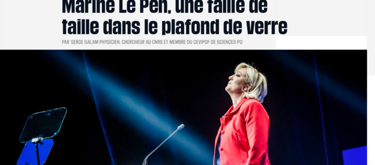Pourquoi Marine Le Pen pourrait faire voler en éclats le « plafond de verre » du FN