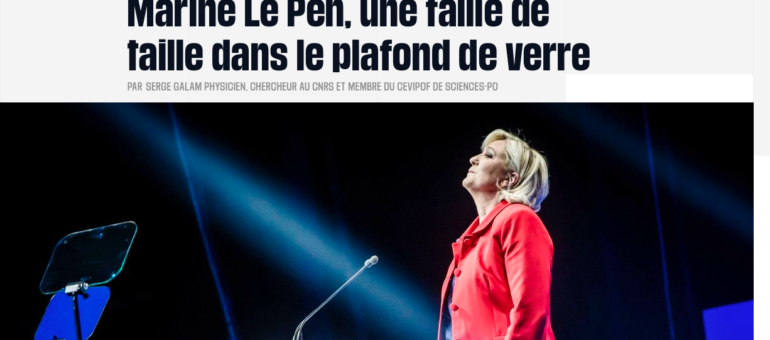 Pourquoi Marine Le Pen pourrait faire voler en éclats le « plafond de verre » du FN