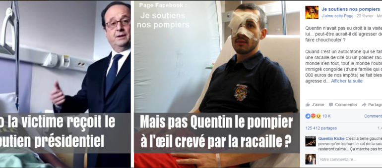 Non, un pompier de Grenoble ne s’est pas fait crever un œil par une « racaille »