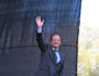 François Hollande qui fait coucou © Mathieu Delmestre Solfé Communications / by Flickr