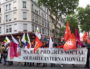 Banderole de tête du 1er mai 2017 à Lyon. ©LB/Rue89Lyon