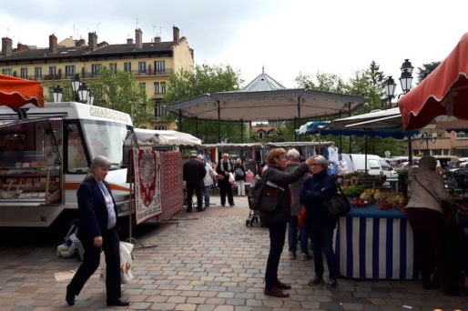 Le marché de Monplaisir à Lyon. ©LB/Rue89Lyon