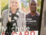 Affiche de campagne à Vénissieux de la candidate Michèle Picard pour le Parti communiste français. Photo BE/Rue89Lyon