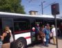 La ligne de bus C26 en période de canicule. ©HH/Rue89Lyon