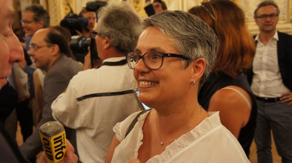 Anne Brugnera au 2ème tour des législatives à la préfecture du Rhône le 18 juin 2017. ©HH/Rue89Lyon