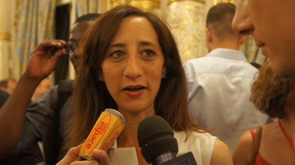 Anissa Khedher au 2ème tour des législatives à la préfecture du Rhône le 18 juin 2017. ©HH/Rue89Lyon