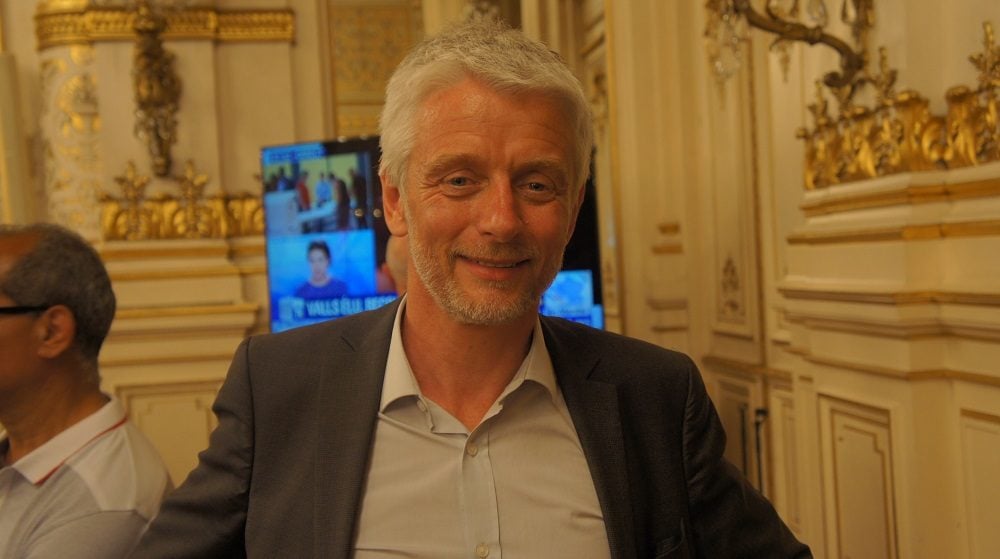 Hubert Julien-Laferrière au 2ème tour des législatives à la préfecture du Rhône le 18 juin 2017. ©HH/Rue89Lyon