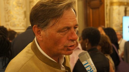 Cyrille Isaac-Sibille au 2ème tour des législatives à la préfecture du Rhône le 18 juin 2017. ©HH/Rue89Lyon