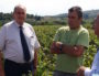 Bernard Perrut, député-maire de Villefranche-sur-Saône le 31 août 2016 dans les vignes de Villié-Morgon. ©LB/Rue89Lyon