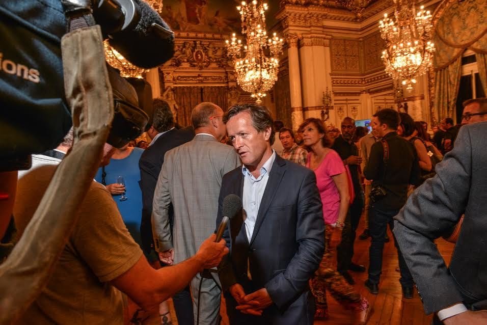 Thomas Rudigoz au 2ème tour des législatives à la préfecture du Rhône le 18 juin 2017. ©Éric Soudan