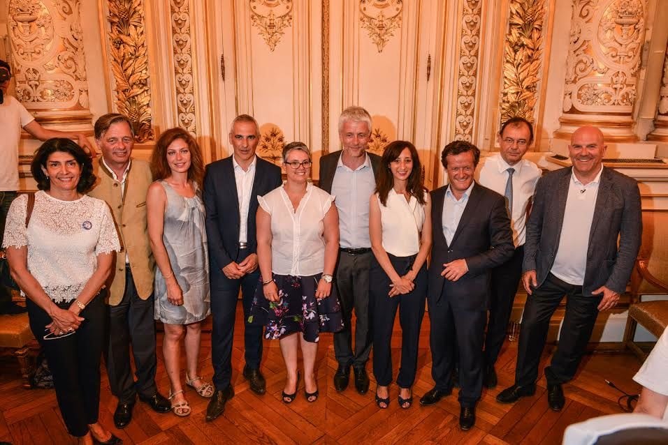 Dix des douze députés LREM au 2ème tour des législatives à la préfecture du Rhône le 18 juin 2017. ©Éric Soudan