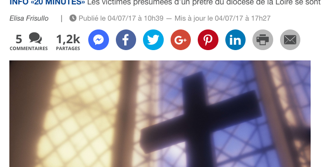 Pédophilie : y a-t-il une « affaire Preynat bis » dans le diocèse de Saint-Etienne?