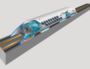 Le projet de capsule sur coussins d'air Hyperloop. Image By Camilo Sanchez (Own work), CC BY-SA 4.0, via Wikimedia Commons