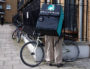 Livreur Deliveroo à Londres en avrl 2016 CC Môsieur J