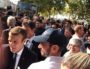 Emmanuel Macron à Lyon. Photo prise par l'élue PRG Fabienne Lévy.
