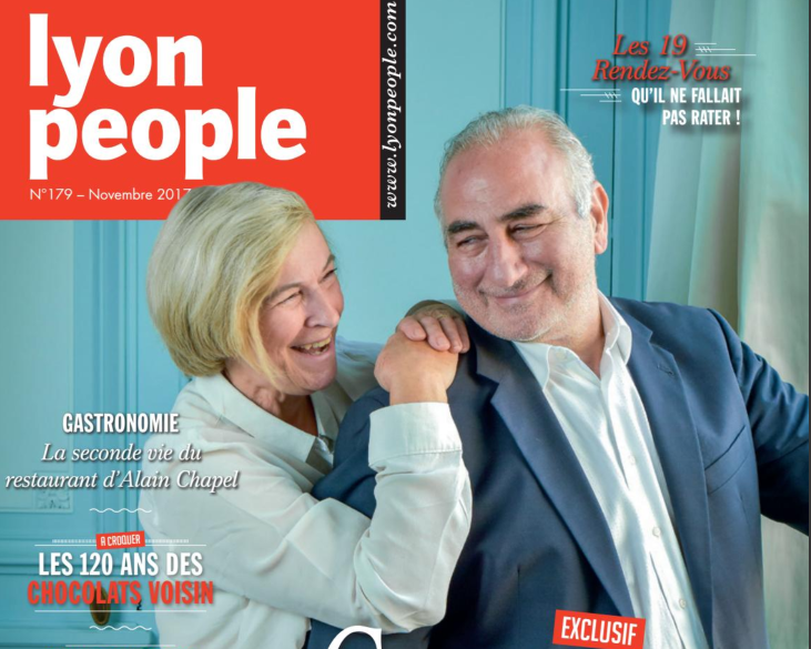 La Une du magazine Lyon People, novembre 2017.