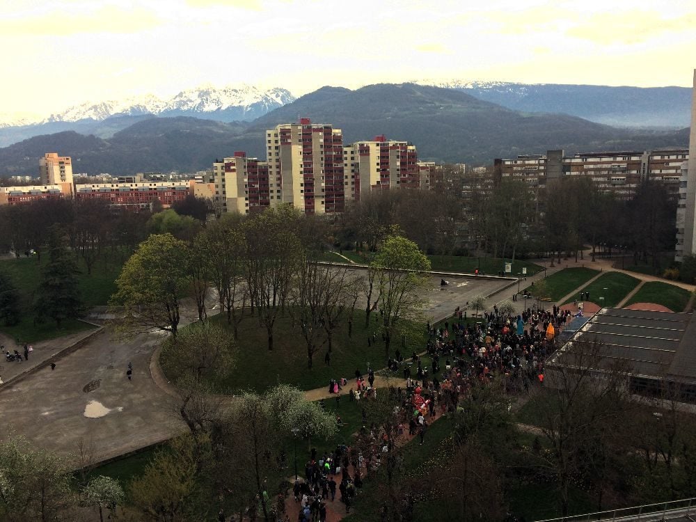 Le parc de la Villeneuve à Grenoble. Crédit photo : Clémentine Méténier